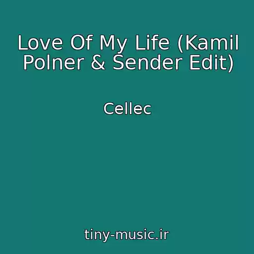 کاور آهنگ Love Of My Life (Kamil Polner & Sender Edit) از Cellec