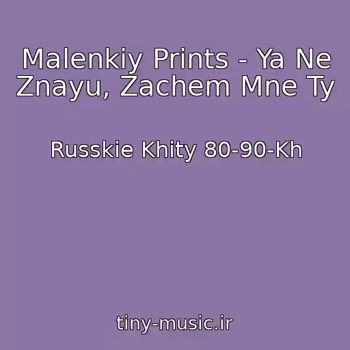 کاور آهنگ Malenkiy Prints - Ya Ne Znayu, Zachem Mne Ty از Russkie Khity 80-90-Kh