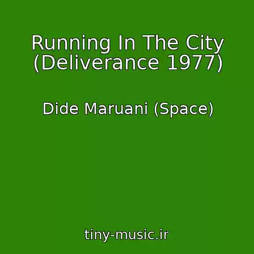 کاور آهنگ Running In The City (Deliverance 1977) از Dide Maruani (Space)