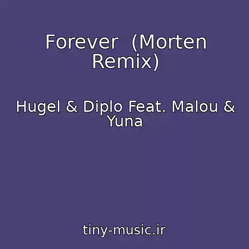 کاور آهنگ Forever  (Morten Remix) از Hugel & Diplo Feat. Malou & Yuna
