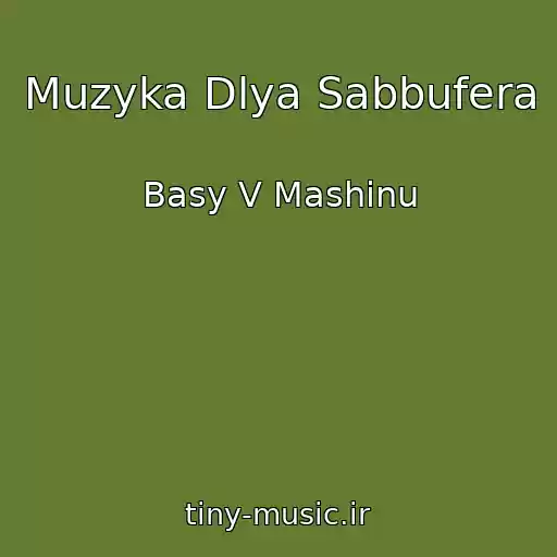 کاور آهنگ Muzyka Dlya Sabbufera از Basy V Mashinu