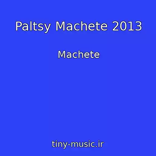 کاور آهنگ Paltsy Machete 2013 از Machete