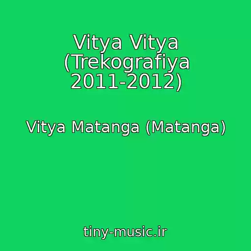 کاور آهنگ Vitya Vitya (Trekografiya 2011-2012) از Vitya Matanga (Matanga)