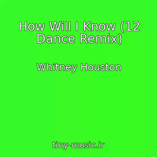 کاور آهنگ How Will I Know (12 Dance Remix) از Whitney Houston