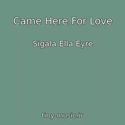 کاور آهنگ Came Here For Love از Sigala Ella Eyre