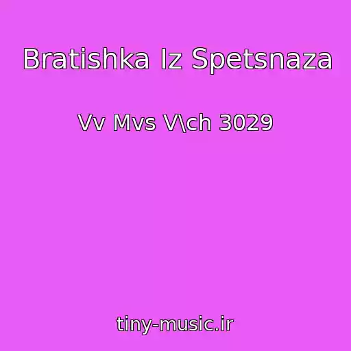 کاور آهنگ Bratishka Iz Spetsnaza از Vv Mvs V\ch 3029