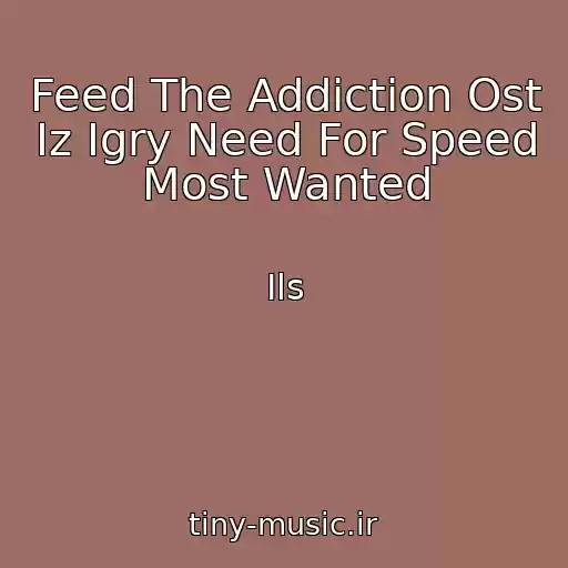 کاور آهنگ Feed The Addiction Ost Iz Igry Need For Speed Most Wanted از Ils