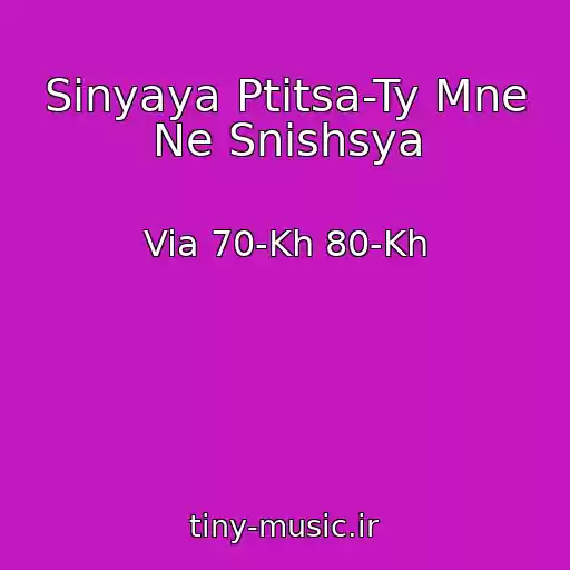کاور آهنگ Sinyaya Ptitsa-Ty Mne Ne Snishsya از Via 70-Kh 80-Kh