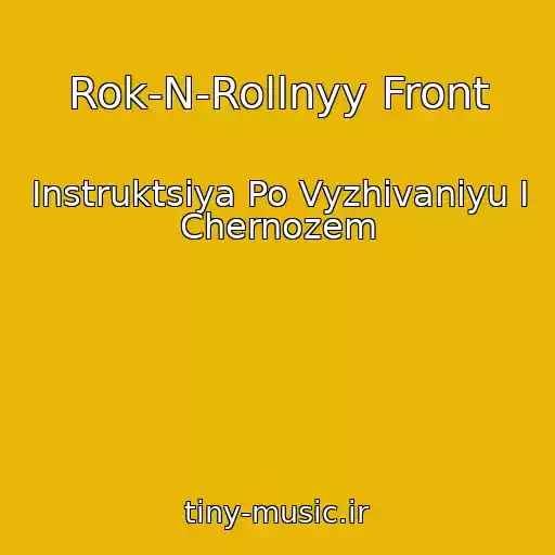 کاور آهنگ Rok-N-Rollnyy Front از Instruktsiya Po Vyzhivaniyu I Chernozem