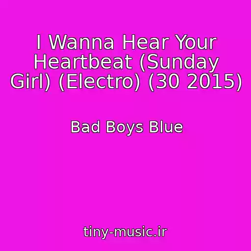 کاور آهنگ I Wanna Hear Your Heartbeat (Sunday Girl) (Electro) (30 2015) از Bad Boys Blue