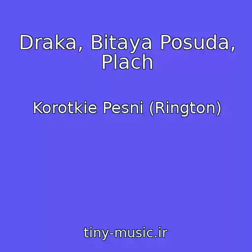 کاور آهنگ Draka, Bitaya Posuda, Plach از Korotkie Pesni (Rington)