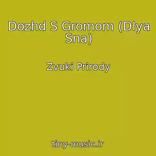 کاور آهنگ Dozhd S Gromom (Dlya Sna) از Zvuki Prirody