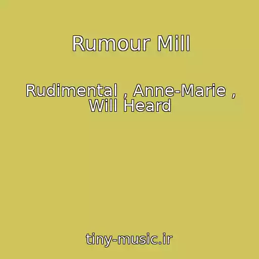 کاور آهنگ Rumour Mill از Rudimental , Anne-Marie , Will Heard