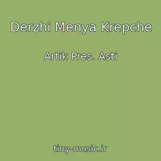 کاور آهنگ Derzhi Menya Krepche از Artik Pres. Asti