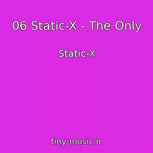 کاور آهنگ 06 Static-X - The Only از Static-X