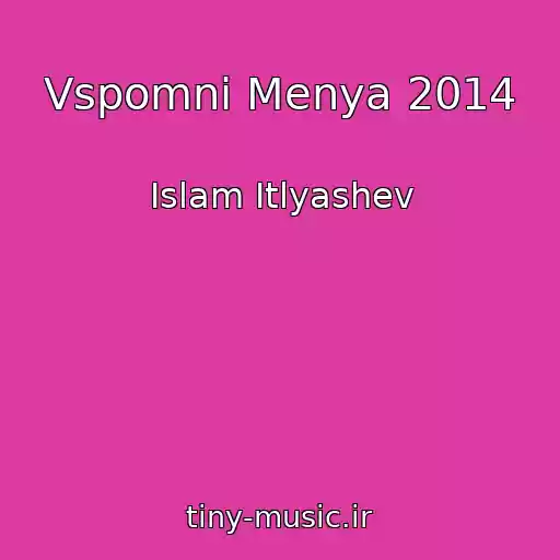 کاور آهنگ Vspomni Menya 2014 از Islam Itlyashev