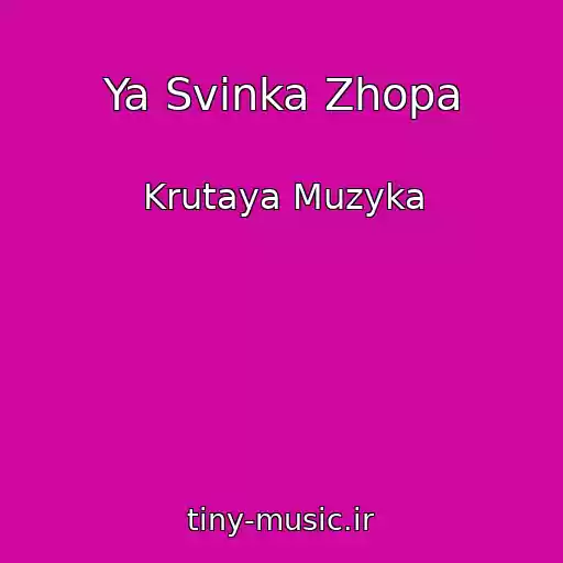 کاور آهنگ Ya Svinka Zhopa از Krutaya Muzyka