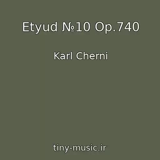 کاور آهنگ Etyud №10 Op.740 از Karl Cherni