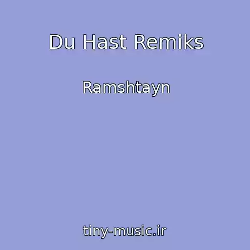کاور آهنگ Du Hast Remiks از Ramshtayn