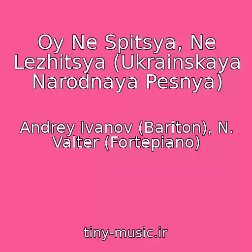 کاور آهنگ Oy Ne Spitsya, Ne Lezhitsya (Ukrainskaya Narodnaya Pesnya) از Andrey Ivanov (Bariton), N. Valter (Fortepiano)