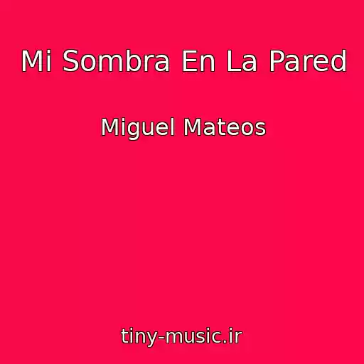 کاور آهنگ Mi Sombra En La Pared از Miguel Mateos