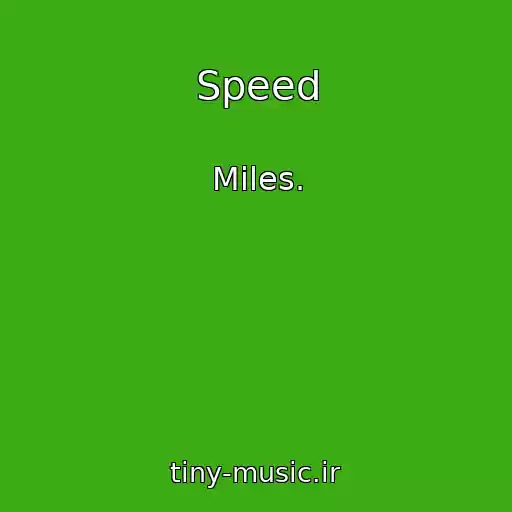 کاور آهنگ Speed از Miles.