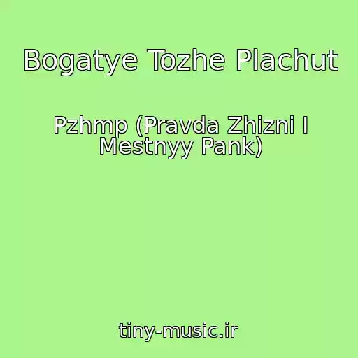 کاور آهنگ Bogatye Tozhe Plachut از Pzhmp (Pravda Zhizni I Mestnyy Pank)