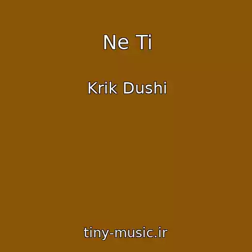 کاور آهنگ Ne Ti از Krik Dushі