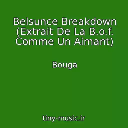 کاور آهنگ Belsunce Breakdown (Extrait De La B.o.f. Comme Un Aimant) از Bouga