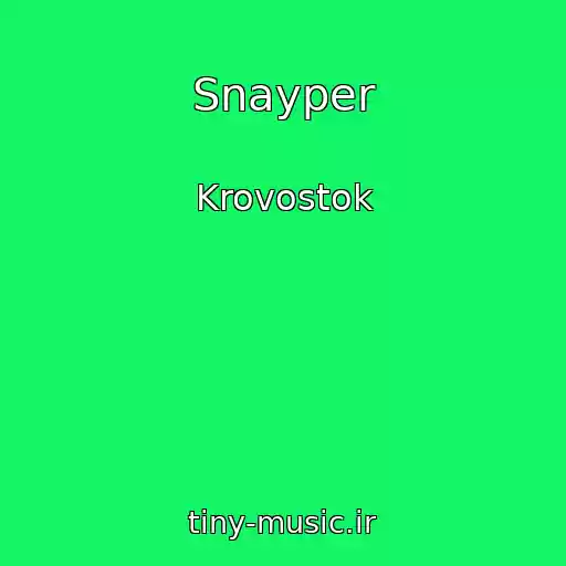 کاور آهنگ Snayper از Krovostok
