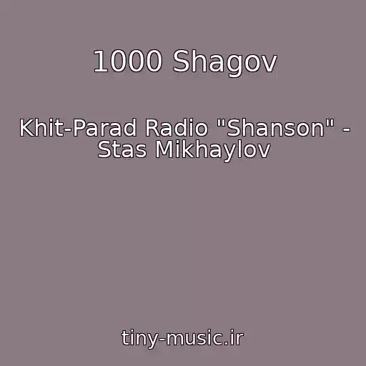 کاور آهنگ 1000 Shagov از Khit-Parad Radio "Shanson" - Stas Mikhaylov
