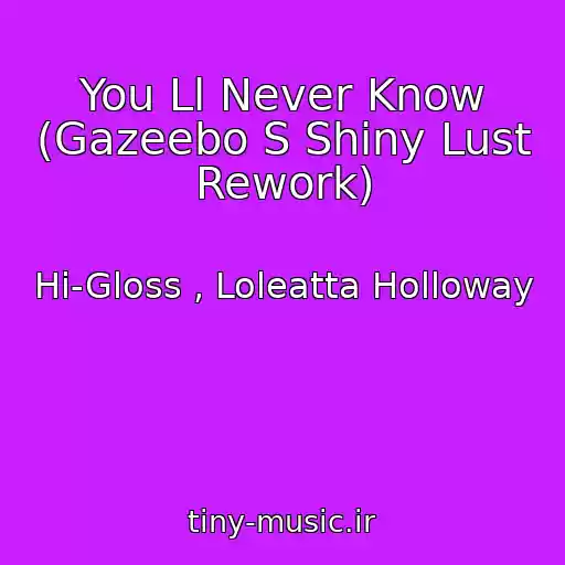 کاور آهنگ You Ll Never Know (Gazeebo S Shiny Lust Rework) از Hi-Gloss , Loleatta Holloway