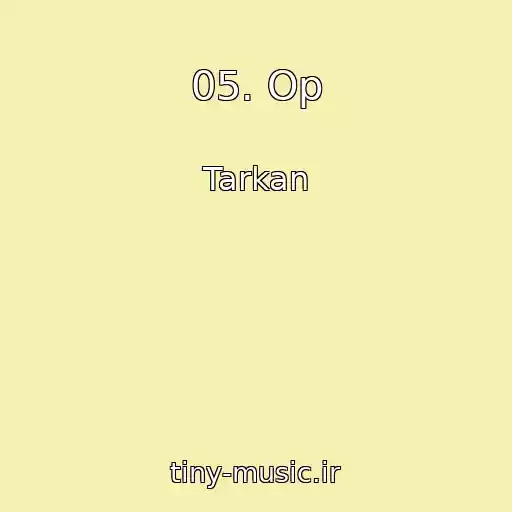 کاور آهنگ 05. Op از Tarkan