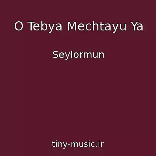 کاور آهنگ O Tebya Mechtayu Ya از Seylormun