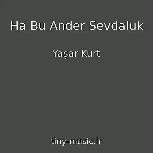 کاور آهنگ Ha Bu Ander Sevdaluk از Yaşar Kurt