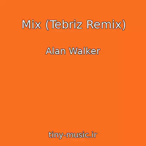 کاور آهنگ Mix (Tebriz Remix) از Alan Walker