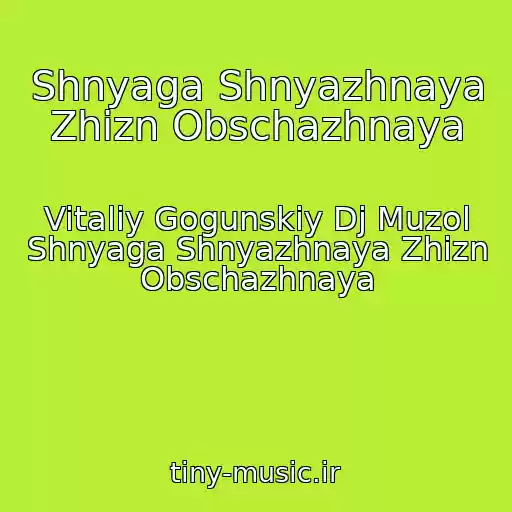 کاور آهنگ Shnyaga Shnyazhnaya Zhizn Obschazhnaya از Vitaliy Gogunskiy Dj Muzol Shnyaga Shnyazhnaya Zhizn Obschazhnaya