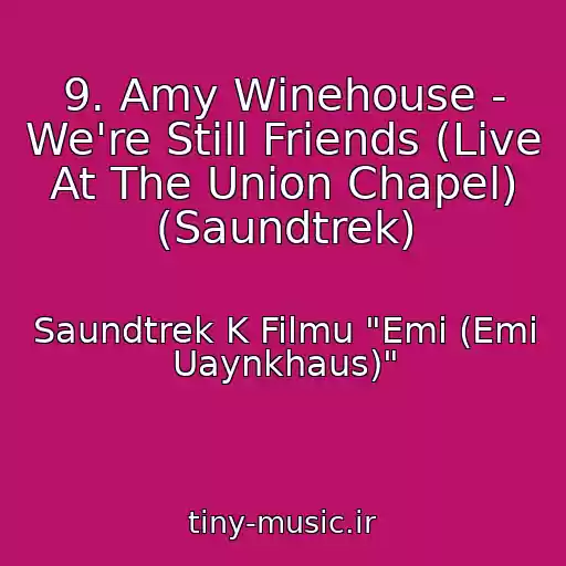 کاور آهنگ 9. Amy Winehouse - We're Still Friends (Live At The Union Chapel) (Saundtrek) از Saundtrek K Filmu "Emi (Emi Uaynkhaus)"