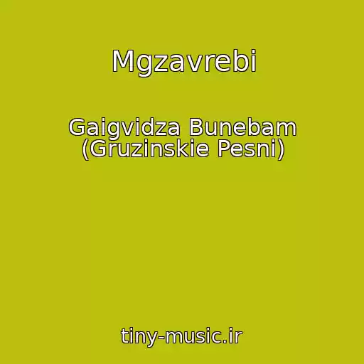 کاور آهنگ Mgzavrebi از Gaigvidza Bunebam (Gruzinskie Pesni)