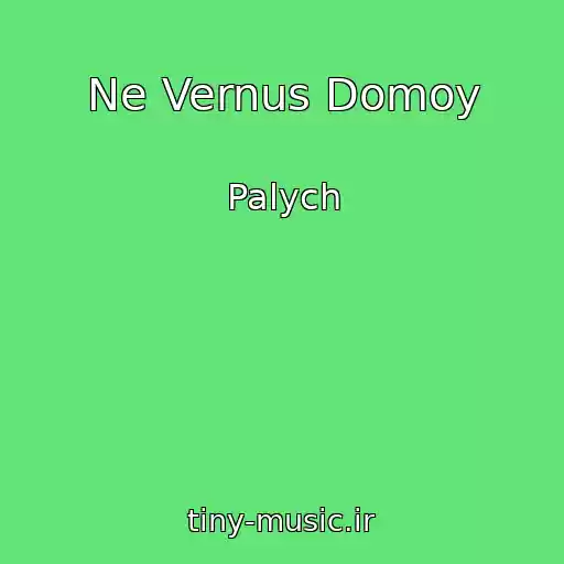 کاور آهنگ Ne Vernus Domoy از Palych