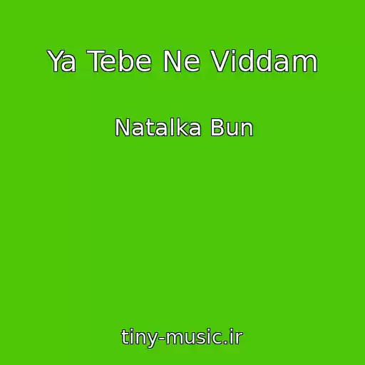 کاور آهنگ Ya Tebe Ne Vіddam از Natalka Bun