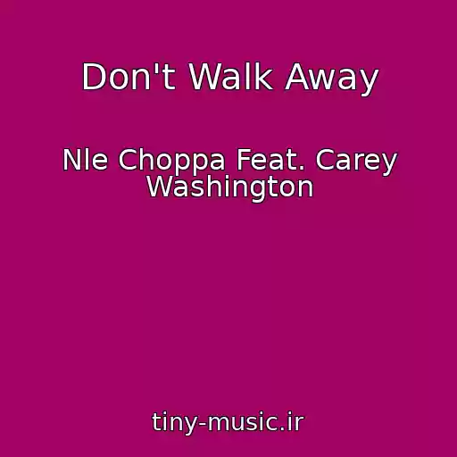 کاور آهنگ Don't Walk Away از Nle Choppa Feat. Carey Washington