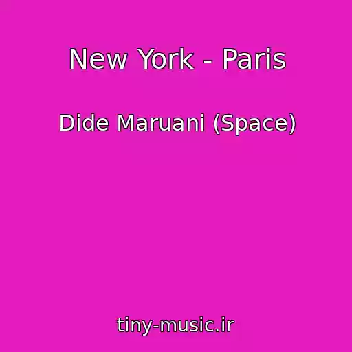 کاور آهنگ New York - Paris از Dide Maruani (Space)