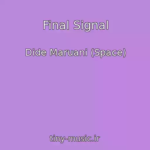 کاور آهنگ Final Signal از Dide Maruani (Space)