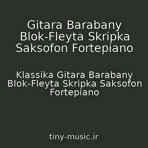 کاور آهنگ Gitara Barabany Blok-Fleyta Skripka Saksofon Fortepiano از Klassika Gitara Barabany Blok-Fleyta Skripka Saksofon Fortepiano