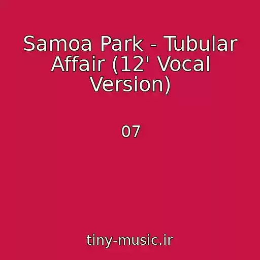 کاور آهنگ Samoa Park - Tubular Affair (12' Vocal Version) از 07