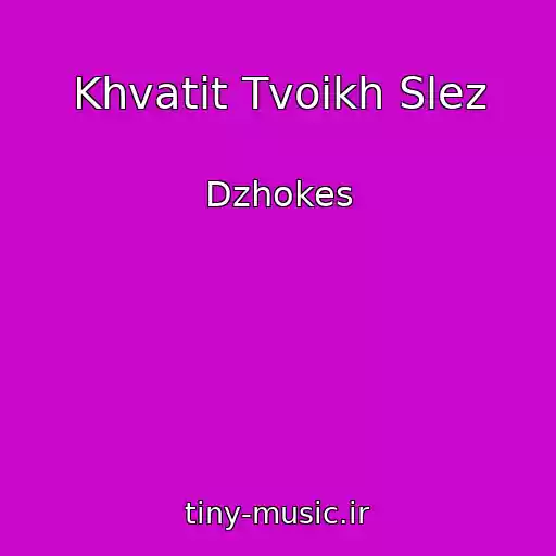 کاور آهنگ Khvatit Tvoikh Slez از Dzhokes