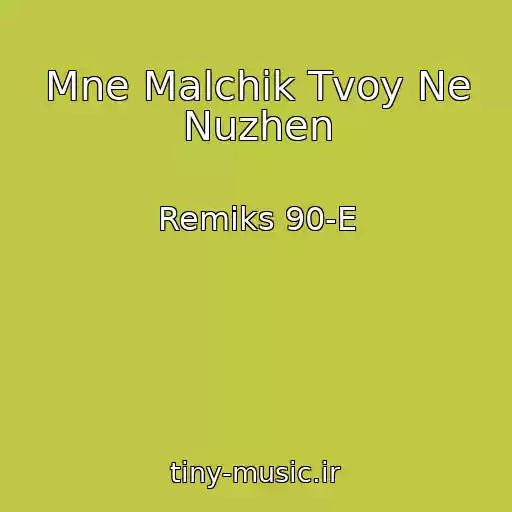 کاور آهنگ Mne Malchik Tvoy Ne Nuzhen از Remiks 90-E