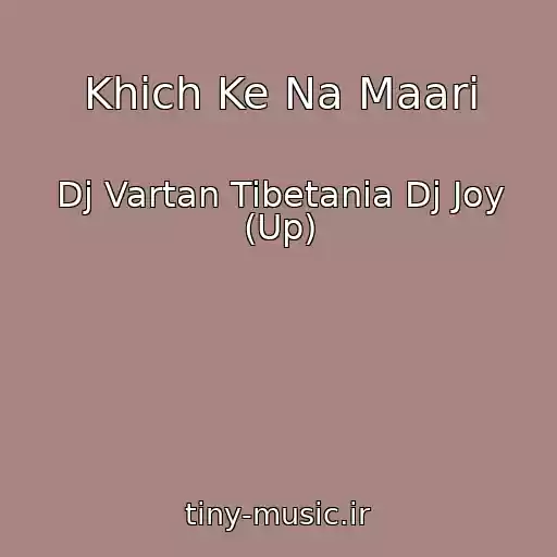 کاور آهنگ Khich Ke Na Maari از Dj Vartan Tibetania Dj Joy (Up)