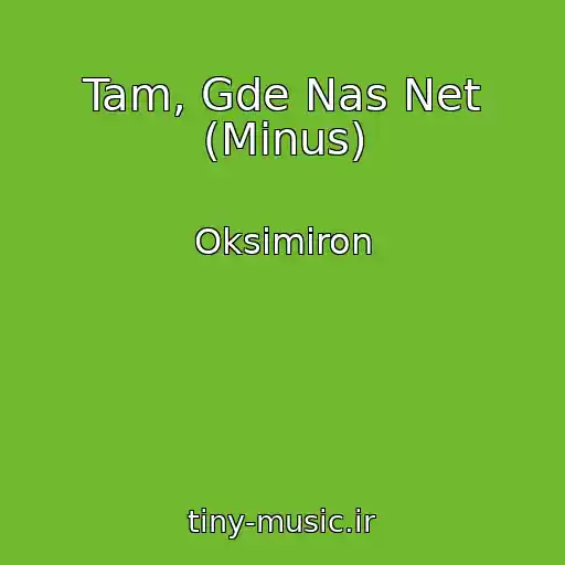 کاور آهنگ Tam, Gde Nas Net (Minus) از Oksimiron